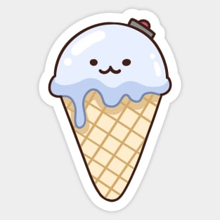 BTS army bomb ice cream face Sticker